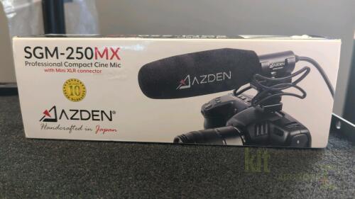 Azden Professional Compact Cine Mic w/ Mini XLR (Qty 1)