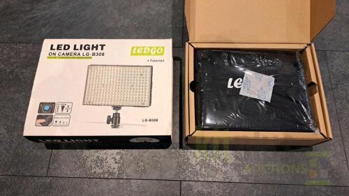 LEDGO 308 Daylight LED Modular Dimmable Camera Top Light (Qty 1)