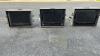 3x PANASONIC 1710 17" LCD MONITOR in flight case (3 units)