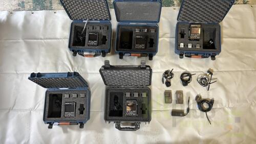 5 x PANASONIC AG-HMR10E PORTABLE RECORDER/PLAYBACK - BUNDLE