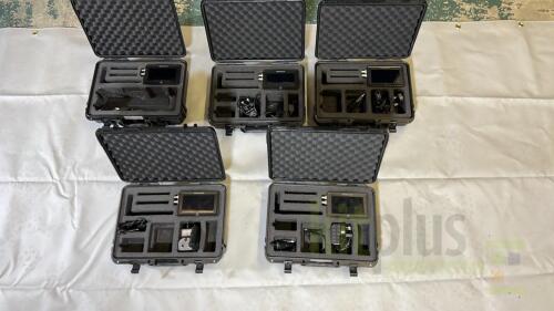 5x ATOMOS SAMURAI BLADE - RECORDER/MONITOR BUNDLE (1 x screen cracked/fault, see description)