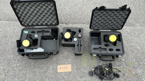 PAGLIGHT - CAMERA TOP LIGHT BUNDLE - ( 3x lights with various accessories)