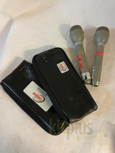 2x Electrovoice RE-50 dynamic handheld microphone