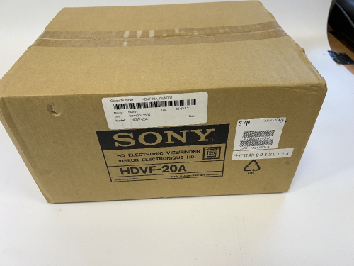 Sony HDVF-20A HD Viewfinder. As New.