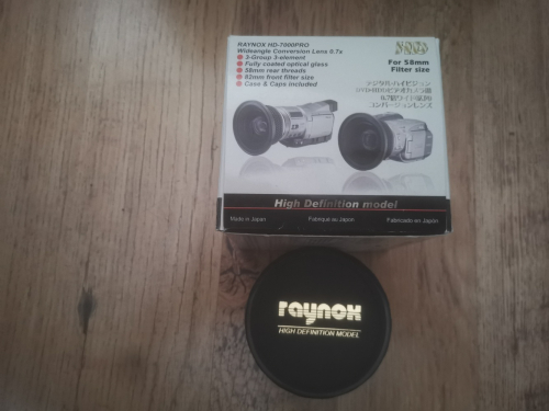 Raynox HD7000 Pro Wide Angle Converter Lens.