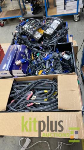 THREE massive boxes of KVM - see photos