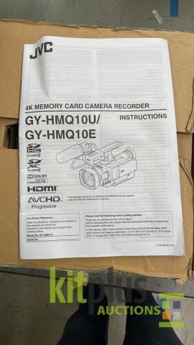 JVC GY-HMQ10U 4k Camcorder - no battery