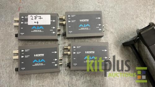 AJA Hi5-3G 3G/HD/SD-SDI to HDMI 1.3 (Qty4)