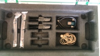 Sennheiser SR-2050-IEM In-Ear Monitoring Base-Station (VE19526), with 2 x Sennheiser EK2000 IEM Diversity Receivers (S/n 1323257614, VE19524) and (S/N 1224280144, VE19525), complete with accessories as shown contained in a metal Flight Case - 12