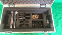 Sennheiser SR-2050-IEM In-Ear Monitoring Base-Station (VE19526), with 2 x Sennheiser EK2000 IEM Diversity Receivers (S/n 1323257614, VE19524) and (S/N 1224280144, VE19525), complete with accessories as shown contained in a metal Flight Case - 25