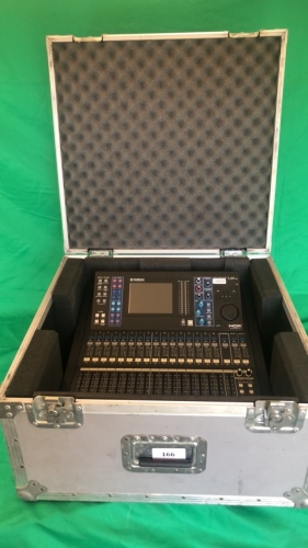 Yamaha LS9-16 16 Fader Audio Console, with cables as shown, contained in a metal flight case