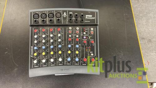 Soundcraft SPIRIT powerpad - 4 input, mains powered