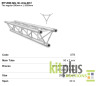 LIGHTING TRUSS - Milos Systems Aluminium truss and other manufacture, various sizes - see description - 7