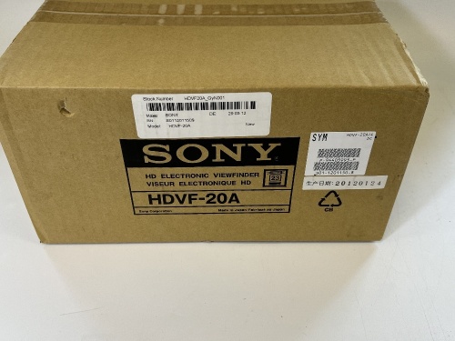 Sony HDVF 20A HD Viewfinder.