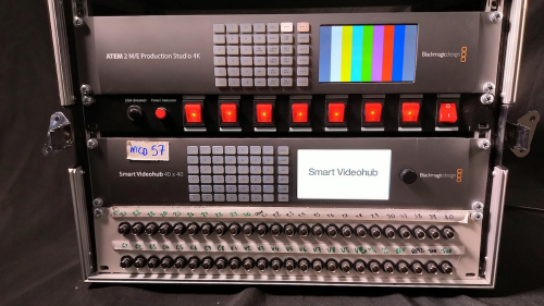 Blackmagic 2ME ATEM and 40 x 40 Videohub.