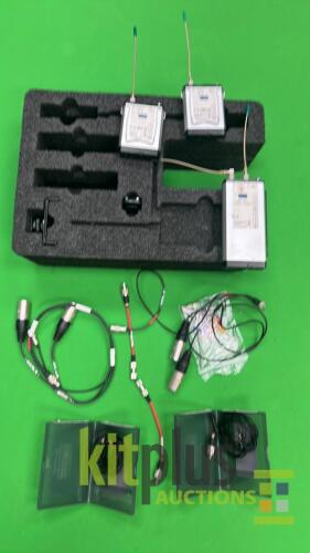 Audio Envoy Double Receiver Radio Mic Kit comprising 2xTX & 1x double RX