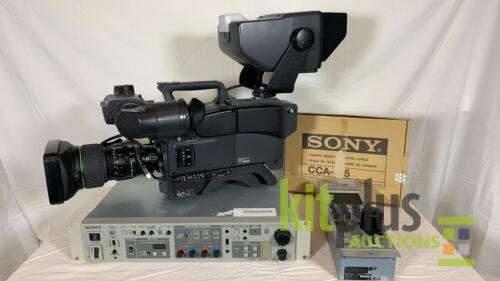 Sony DXC-D50WSP camera chain