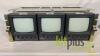 (Qty 3) Panasonic WV-5000B 5 inch B/W CRT monitors in rack - 4