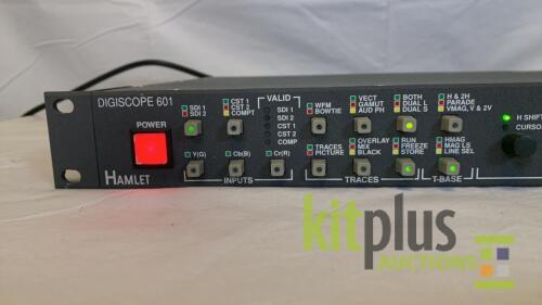 Hamlet Digiscope 601, Rackmount SD-SDI scopes (with SD-SDI out)