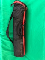 Manfrotto 504 HD Tripod head with legs, floor spreader and pan bar in original carry bag. - 16