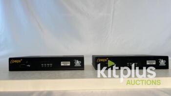 (QTY 2) Adder IPEPS-PLUS Standalone KVM-over-IP unit (digital video & USB) for remote VNC access including local console port.