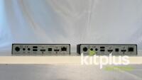 (QTY 2) Adder IPEPS-PLUS Standalone KVM-over-IP unit (digital video & USB) for remote VNC access including local console port. - 2