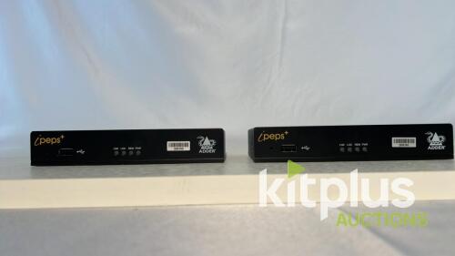 (QTY 2) Adder IPEPS-PLUS Standalone KVM-over-IP unit (digital video & USB) for remote VNC access including local console port.