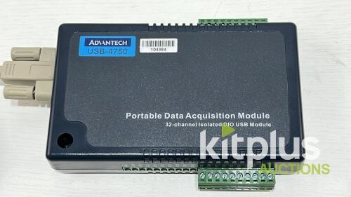 (QTY 1) Advantech USB-4750 Portable data acquisition module,32 channel