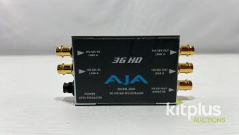 (QTY 1) AJA 3GHD 3G HD-SDI Multiplexer