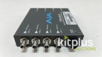 (QTY 1) AJA FIDO-4RST 4-Channel Single-Mode ST Fiber to 3G-SDI Receiver - 3