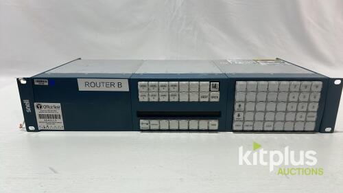 [QTY1] Snell / Grass Valley 6026776 2RU Router Control Panel
