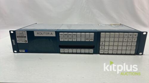 [QTY1] Snell / Grass Valley 6026776 2RU Router Control Panel