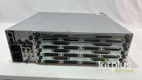 [QTY1] Snell / Grass Valley 9000E / Pyxis 9002 Snell 3U Pyxis 9002 Frame fitted with 4x 9400 - 6