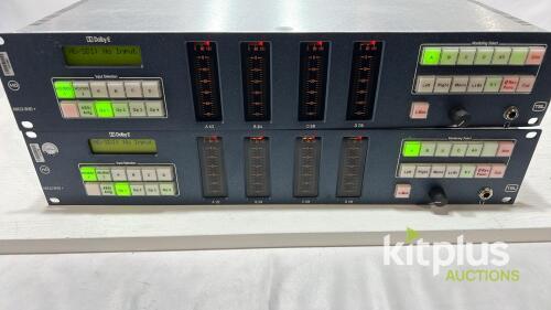 [QTY2] TSL AMU2-8HD+ Audio monitoring unit,2x HD/SD-SDI,4x AES,2x stereo analogue inputs,4x dual bargraph displays,2U