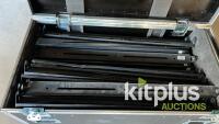 (Qty 19) Assorted Miltec LEDHead Batten 2 RGBW LED battens & metalwork. See description!