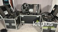 (Qty6) VARI-LITE VL3000 in Dual Flight Case (Qty 3) total of 6 lights in 3 cases