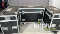 (Qty6) VARI-LITE VL3000 in Dual Flight Case (Qty 3) total of 6 lights in 3 cases - 11