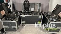 (Qty6) VARI-LITE VL3000 in Dual Flight Case (Qty 3) total of 6 lights in 3 cases