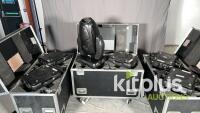 (Qty6) VARI-LITE VL3000 in Dual Flight Case (Qty 3) total of 6 lights in 3 cases - 9