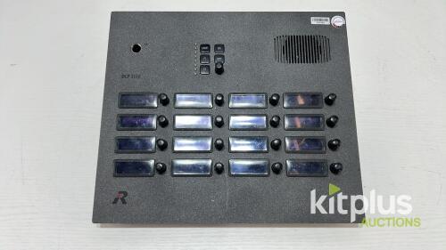 [QTY1] Riedel DCP-1116 Panel,control,desktop,16 OLED display keys,8 character per key,individual volume control per key,2x XLR4 headset connector, loudspeaker