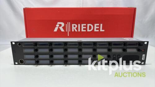 [QTY1] Riedel RCP-1128 Panel,control,28 OLED display keys,8 character per key,individual volume control per key,XLR4 headset connector,loudspeaker,1U