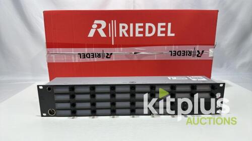 [QTY1] Riedel RCP-1128 Panel,control,28 OLED display keys,8 character per key,individual volume control per key,XLR4 headset connector,loudspeaker,1U