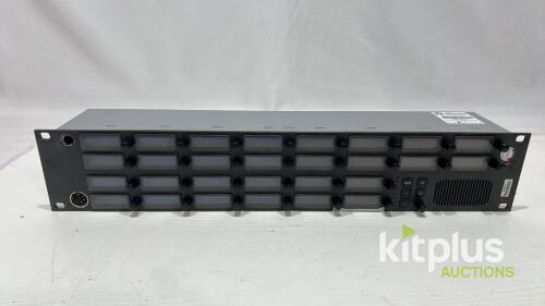 [QTY1] Riedel RCP-1128 Panel,control,28 OLED display keys,8 character per key,individual volume control per key,XLR4 headset connector,loudspeaker,1U