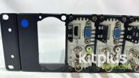 [QTY1] Datavideo RMK-2 Rackmount Kit with 3x DAC-70 Datavideo units fitted on to rackmount kit - 2