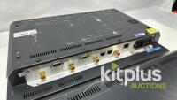 (Qty 2) 17inch monitors with rear connections shown. (Qty 2) - 8