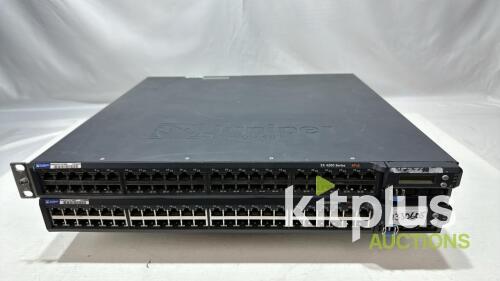 Juniper EX4200-48T 8PoE, 48 Port Switch (Qty 2)