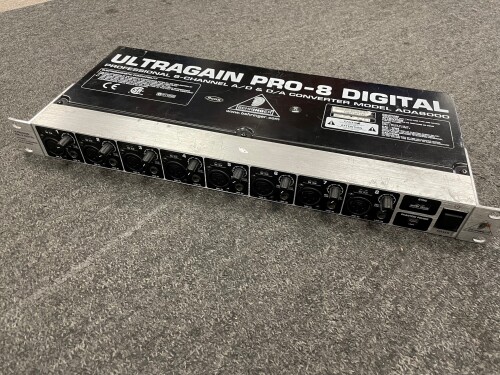 Behringer ADA8000 A/D D/A ADAT Converter.