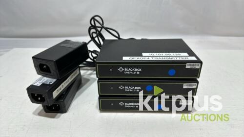 (Qty 3) Black box EMD2000SE-T with 3x PSU