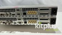 [QTY2] HARRIS X50-AV-2PS X50 Intelligent Frame Synchronizer Up/Down Cross Converter 3G/HD/SDI active options 3G and Fiber. - 6