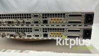 [QTY2] HARRIS X50-AV-2PS X50 Intelligent Frame Synchronizer Up/Down Cross Converter 3G/HD/SDI active options 3G and Fiber. - 6